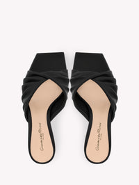 Sandales Selene 55 en cuir lisse - Noir