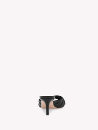 Sandales Selene 55 en cuir lisse - Noir