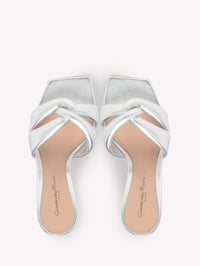 Sandales Amour 85 en cuir lisse - Argent