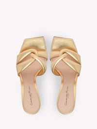 Sandales Amour 85 en cuir lisse - Or
