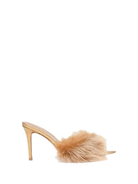 Sandales Jenny 85 en cuir lisse - Or