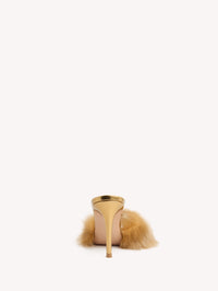 Sandales Jenny 85 en cuir lisse - Or