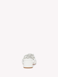 Sandales Amalfi 45 en cuir lisse - Blanc