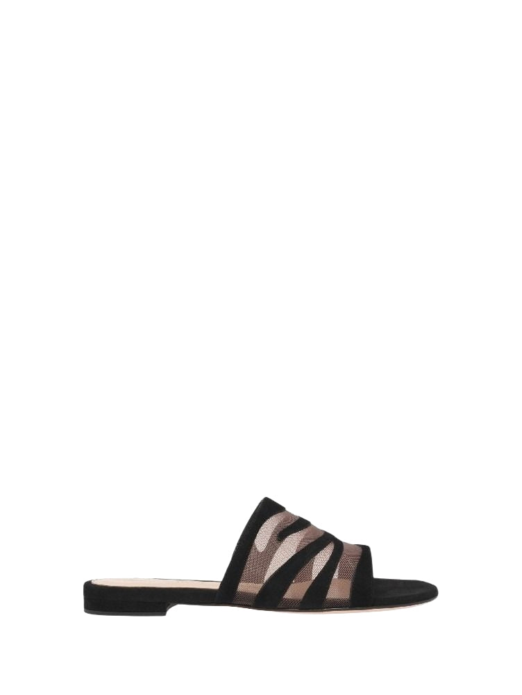 Sandales Tigra en daim - Noir