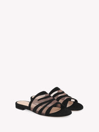 Sandales Tigra en daim - Noir