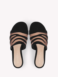 Sandales Tigra en daim - Noir