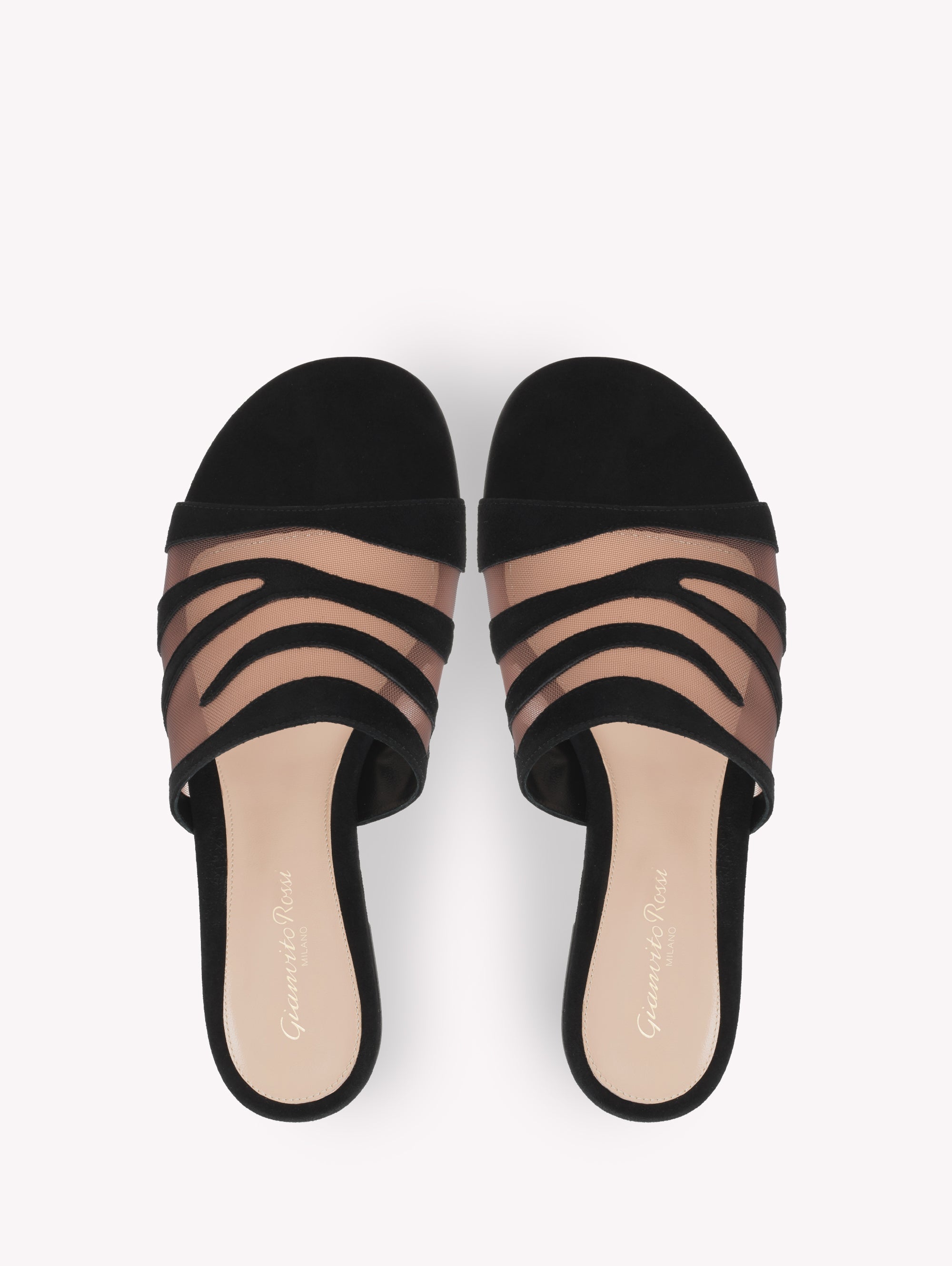 Sandales Tigra en daim - Noir