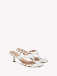 Sandales Ascent 55 en cuir lisse - Blanc