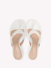 Sandales Ascent 55 en cuir lisse - Blanc