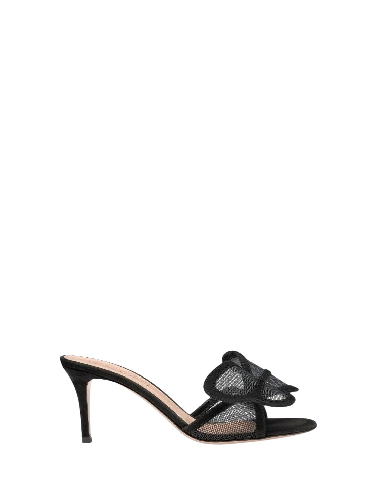 Sandales Ilia 70 en daim - Noir