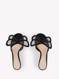 Sandales Ilia 70 en daim - Noir