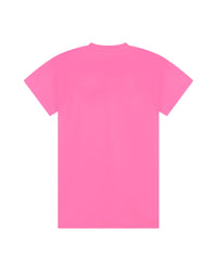 Short-sleeved logo dress - Flash Pink
