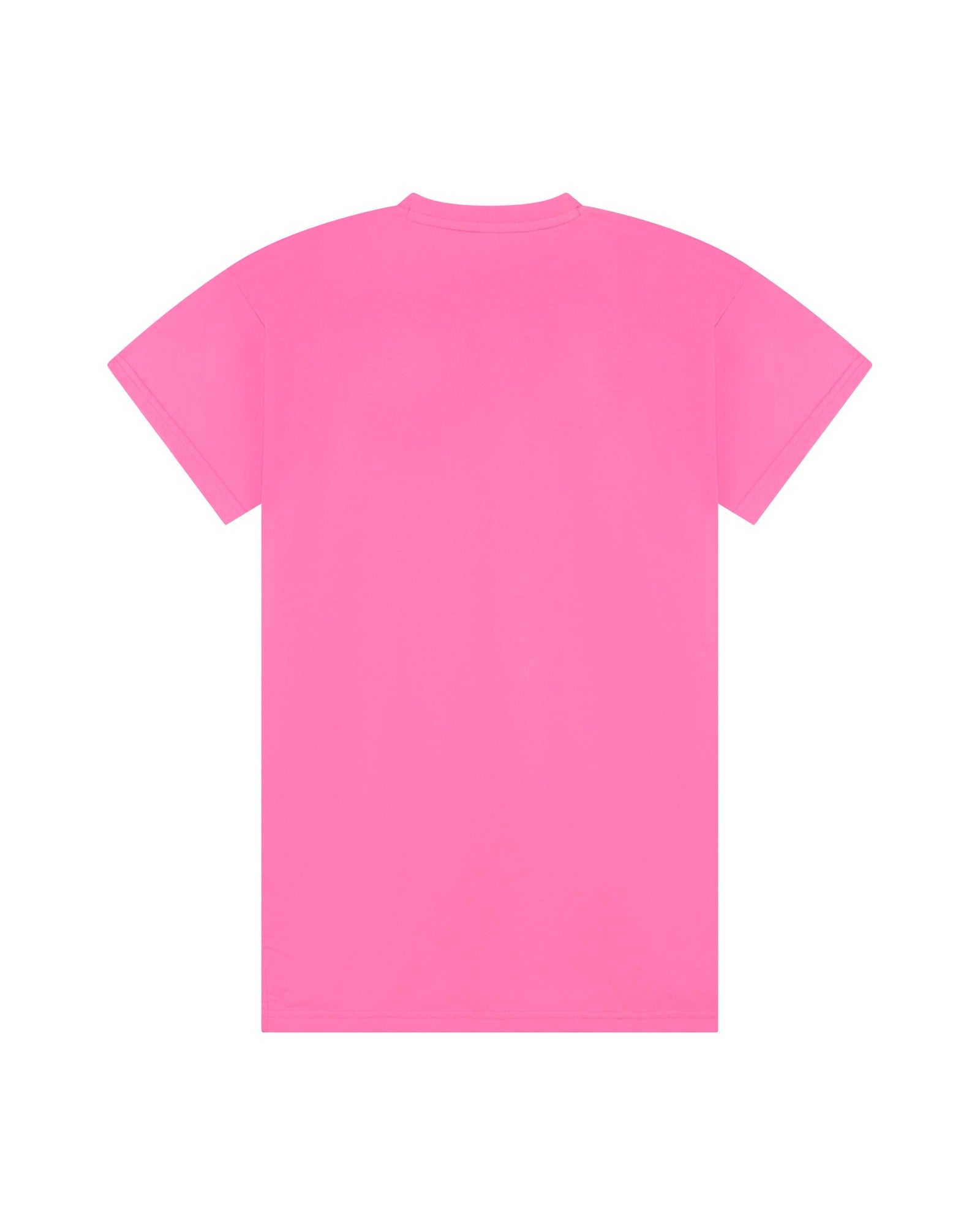 Short-sleeved logo dress - Flash Pink