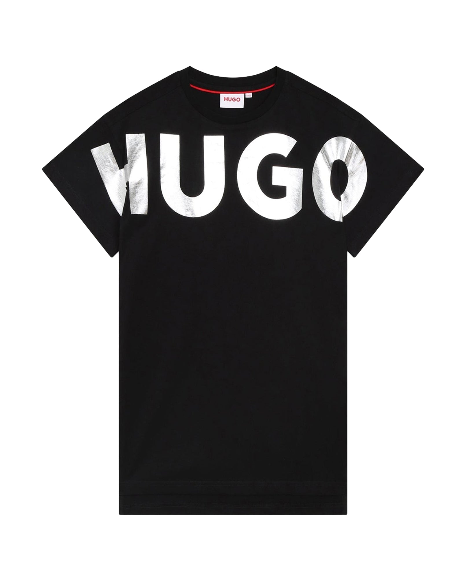 Robe à logo en coton - Black