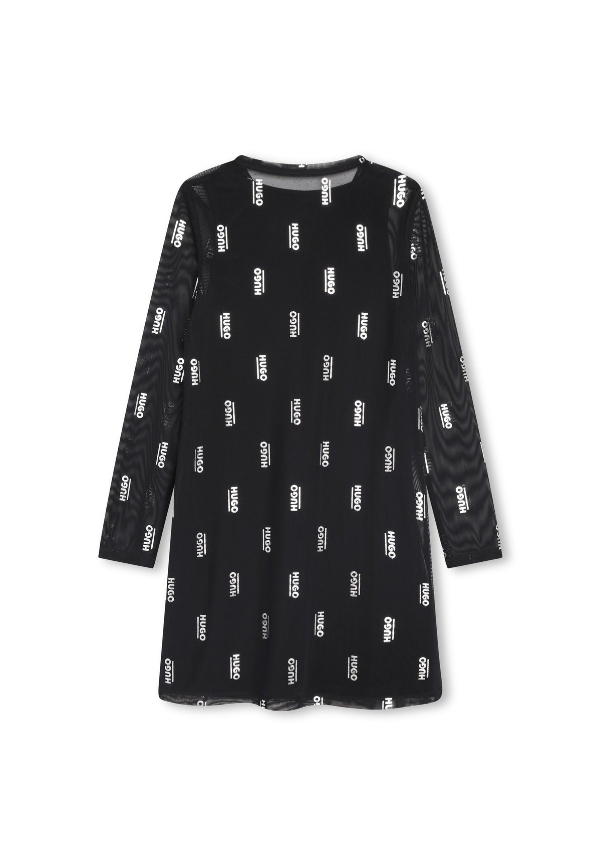 Robe à manches longues à logo - Black