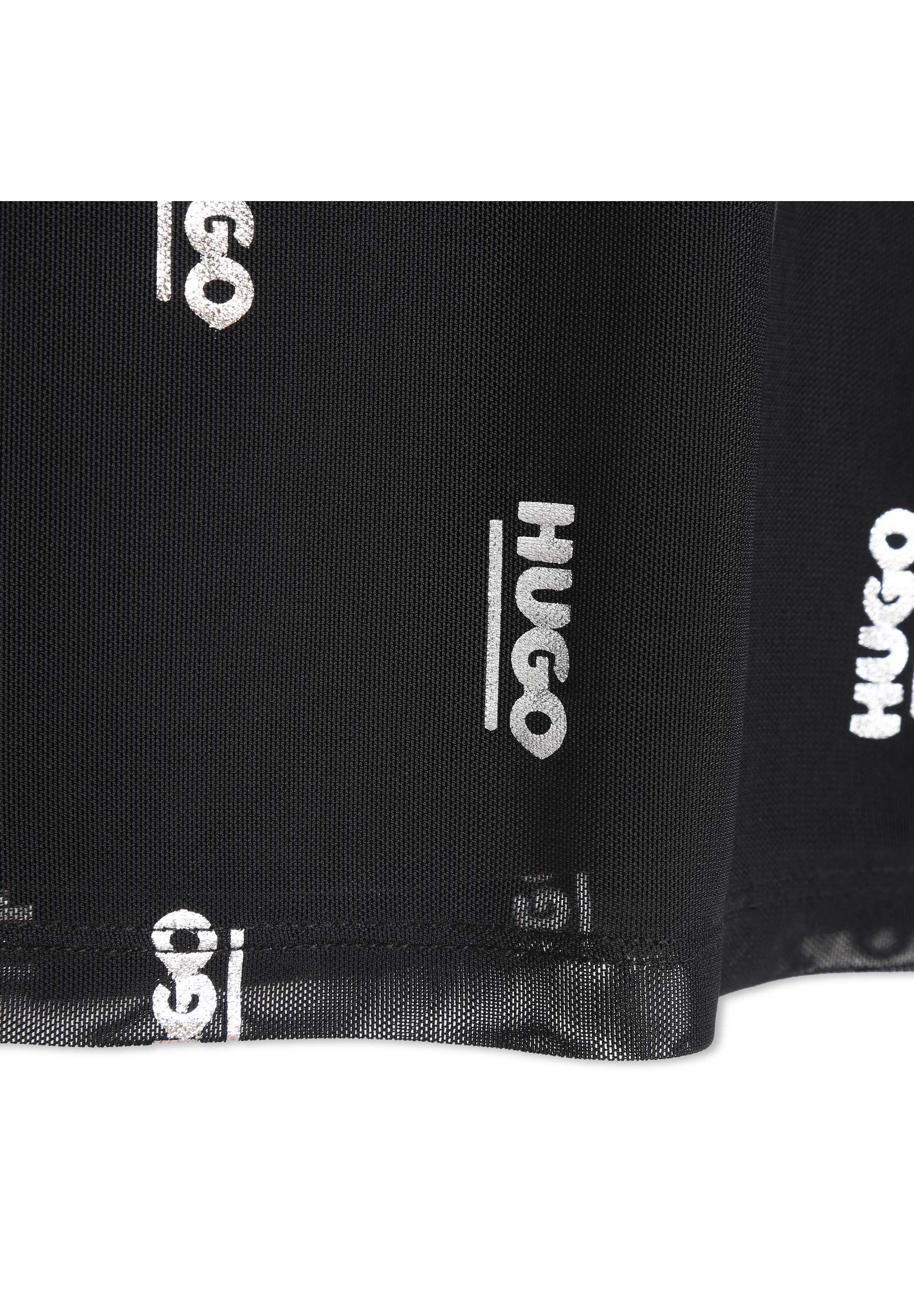 Robe à manches longues à logo - Black