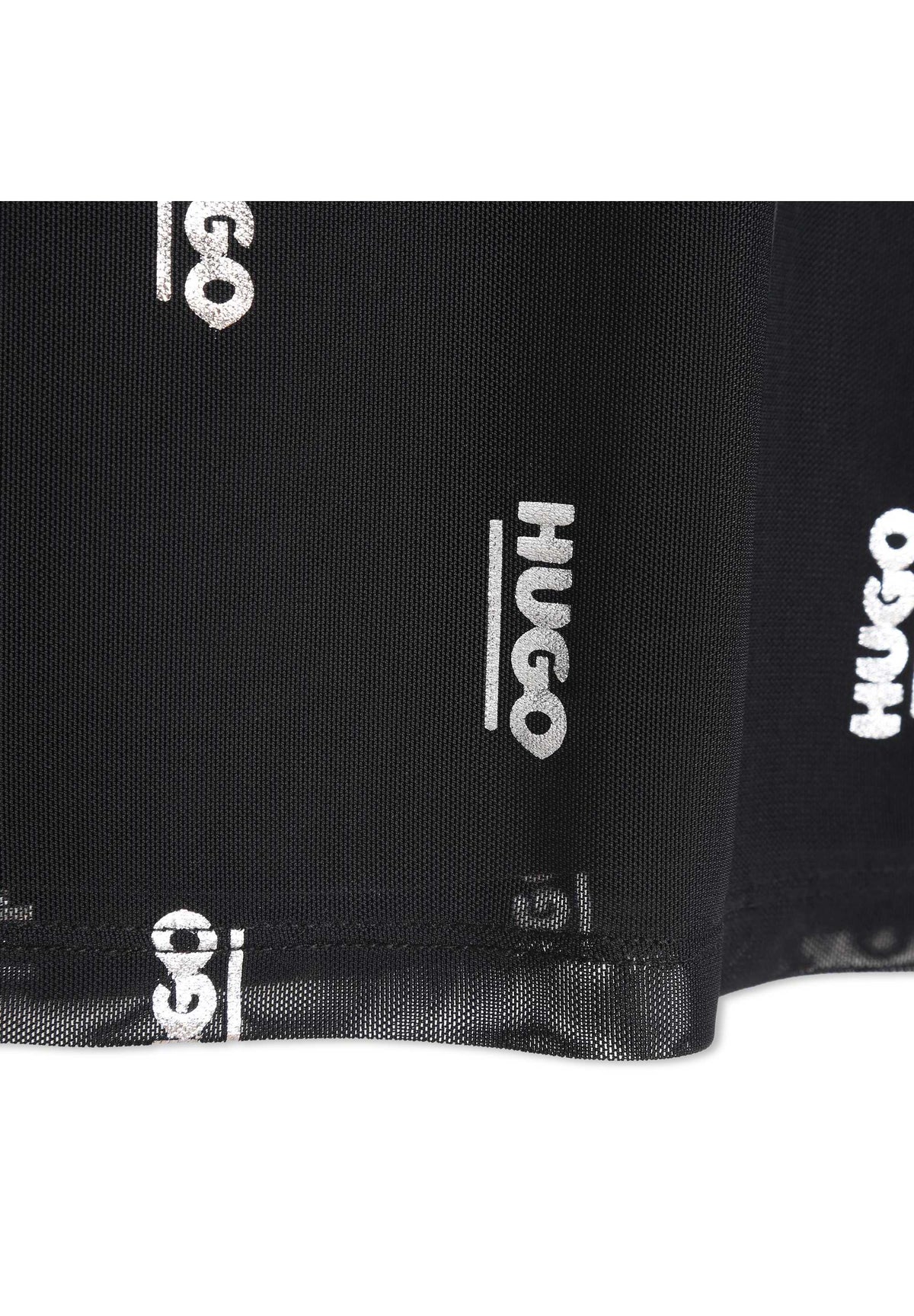 Robe à manches longues à logo - Black