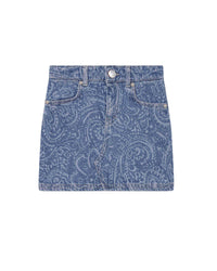 Jupe courte en denim - Denim Blue