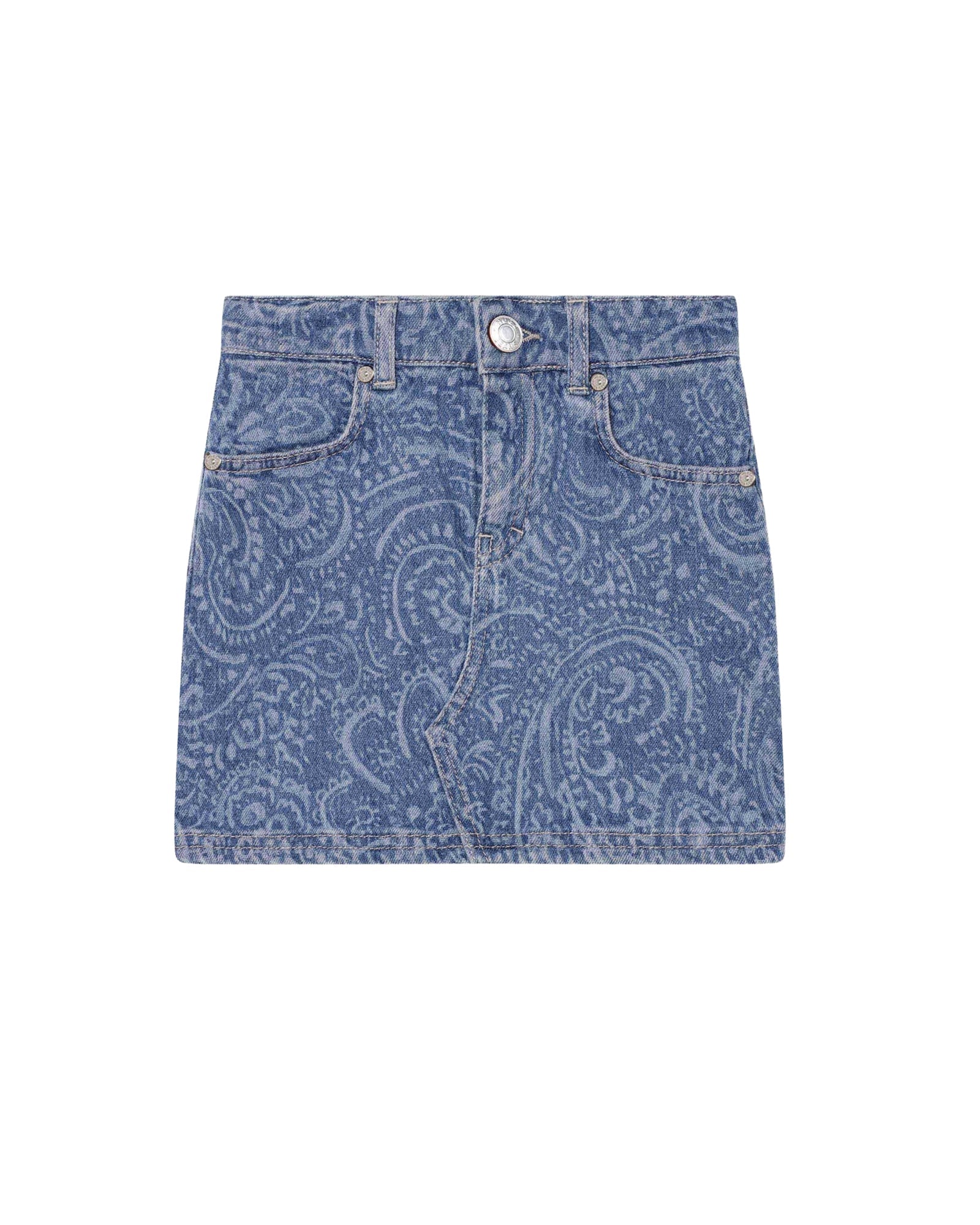 Jupe courte en denim - Denim Blue