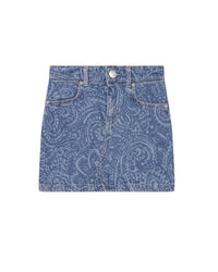 Jupe courte en denim - Denim Blue