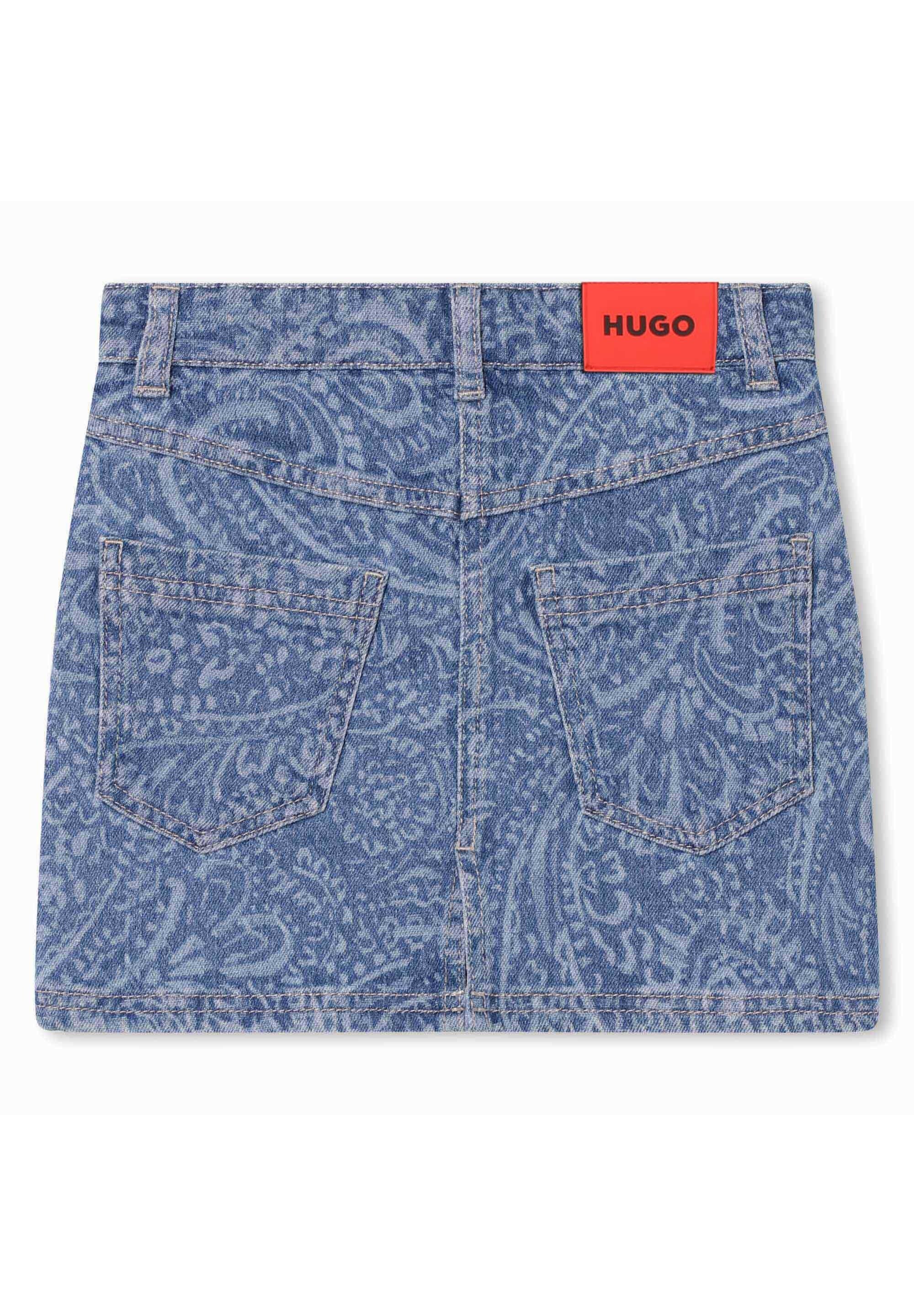 Jupe courte en denim - Denim Blue