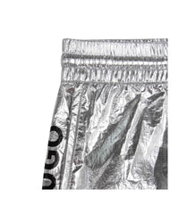 Short à taille élastiquée - Argent