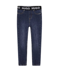 Legging poches en demin - Denim Blue