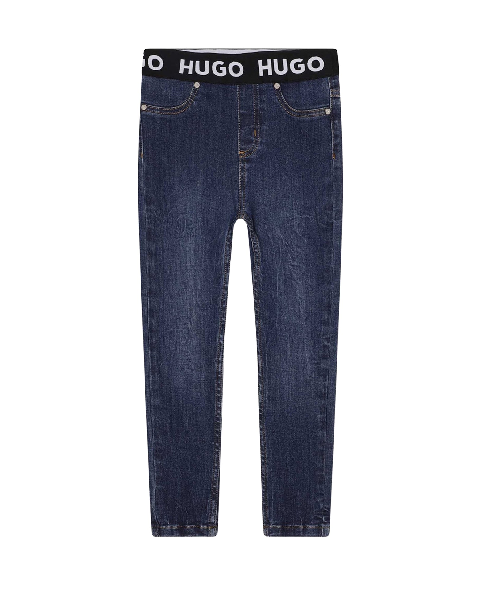 Legging poches en demin - Denim Blue