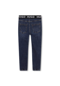 Legging poches en demin - Denim Blue