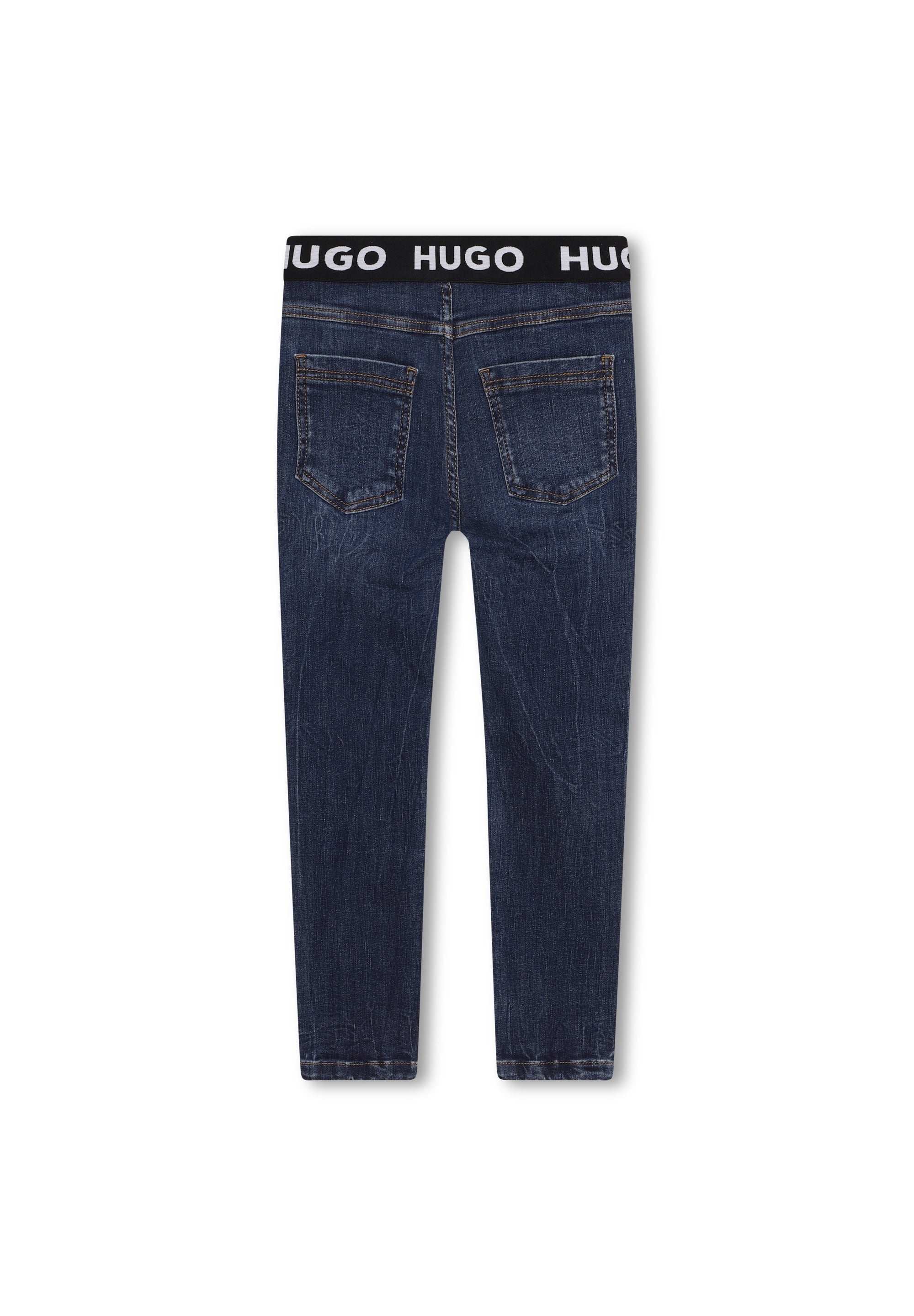 Legging poches en demin - Denim Blue