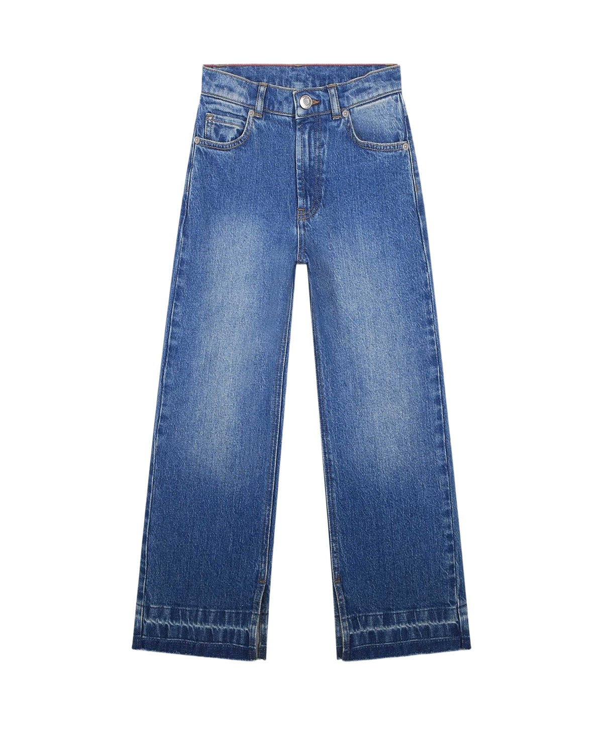 Pantalon 5 poches en denim - Denim Blue