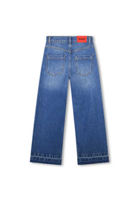 Pantalon 5 poches en denim - Denim Blue