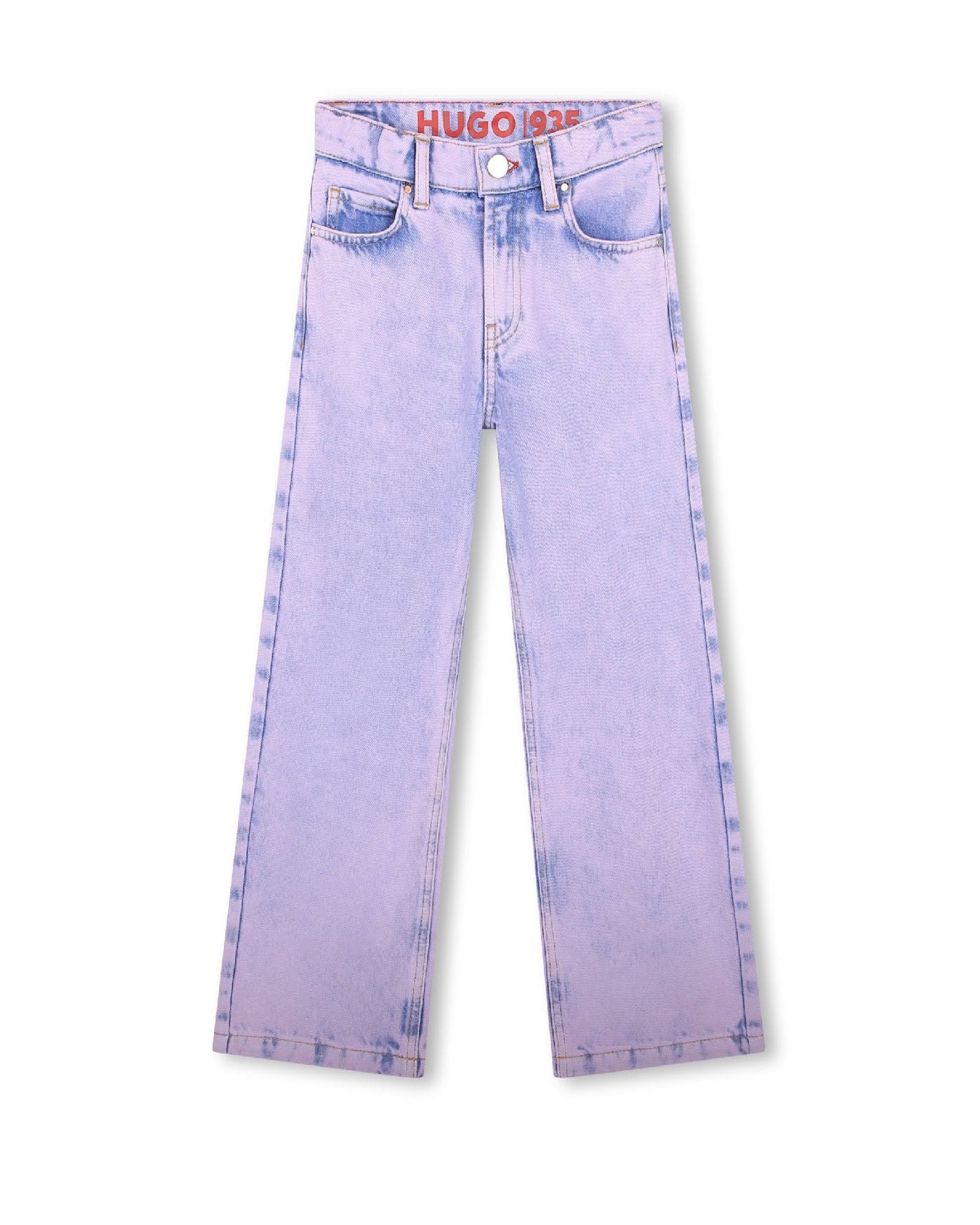 Denim logo trousers - Denim Violet