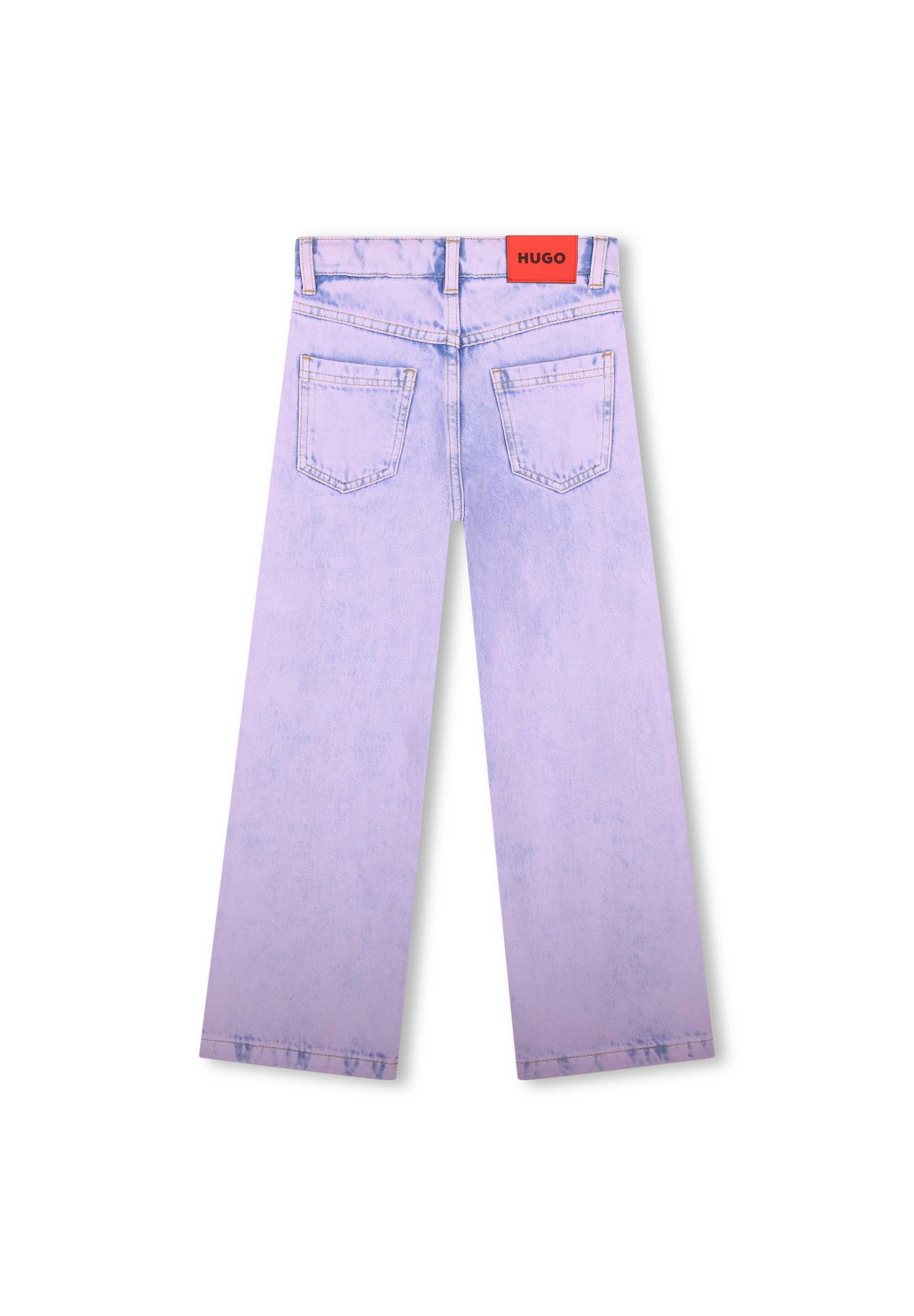 Denim logo trousers - Denim Violet
