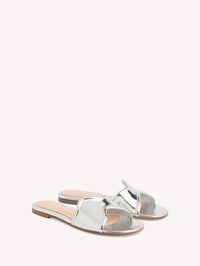 Sandales Lucrezia en cuir lisse - Argent