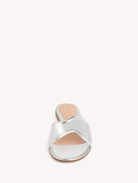 Sandales Lucrezia en cuir lisse - Argent