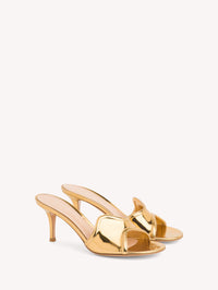 Sandales Lucrezia 70 en cuir lisse - Or