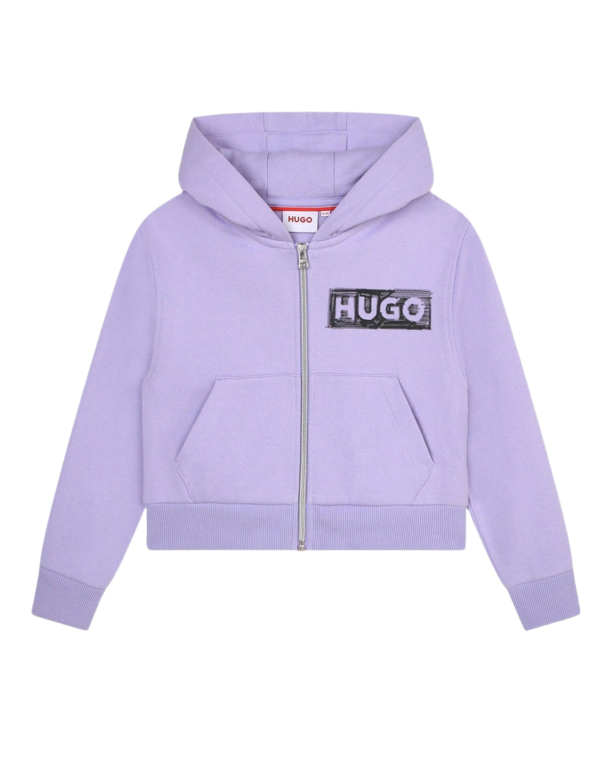 Cardigan de survêtement à capuche en coton - Light Violet
