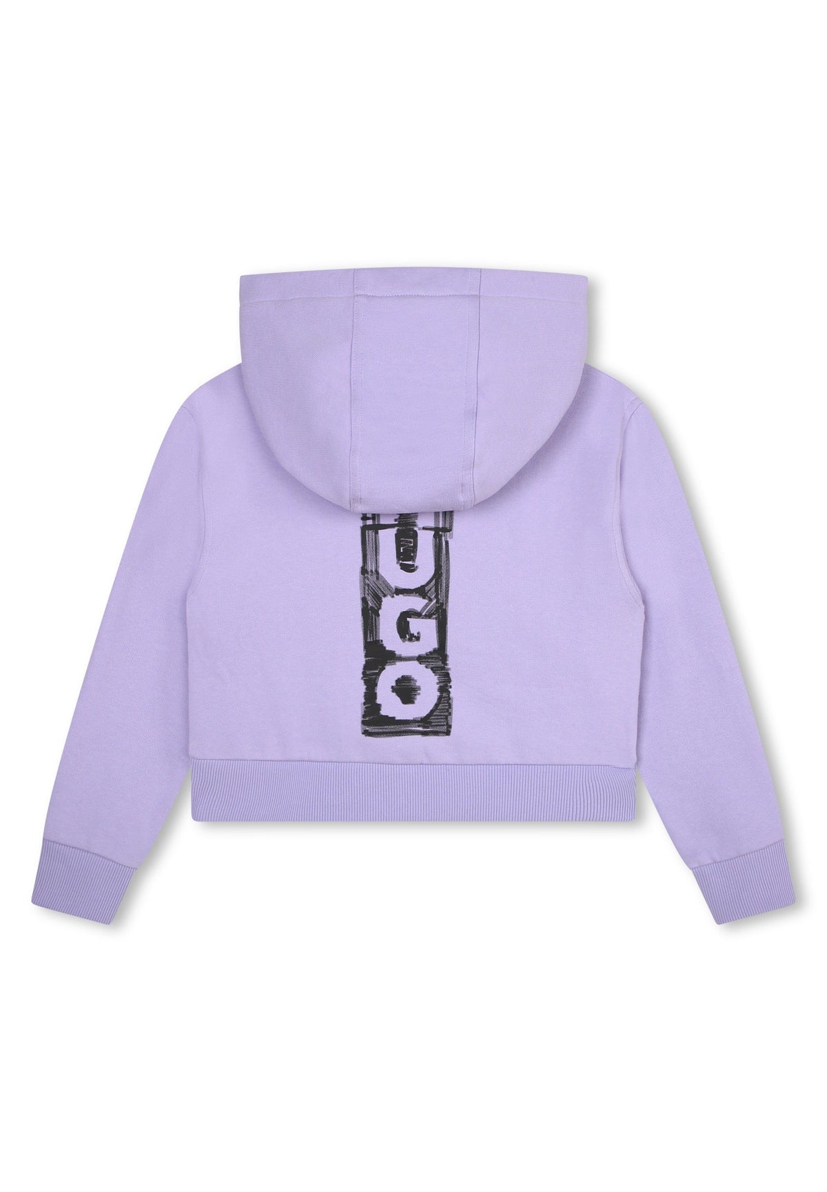 Cardigan de survêtement à capuche en coton - Light Violet