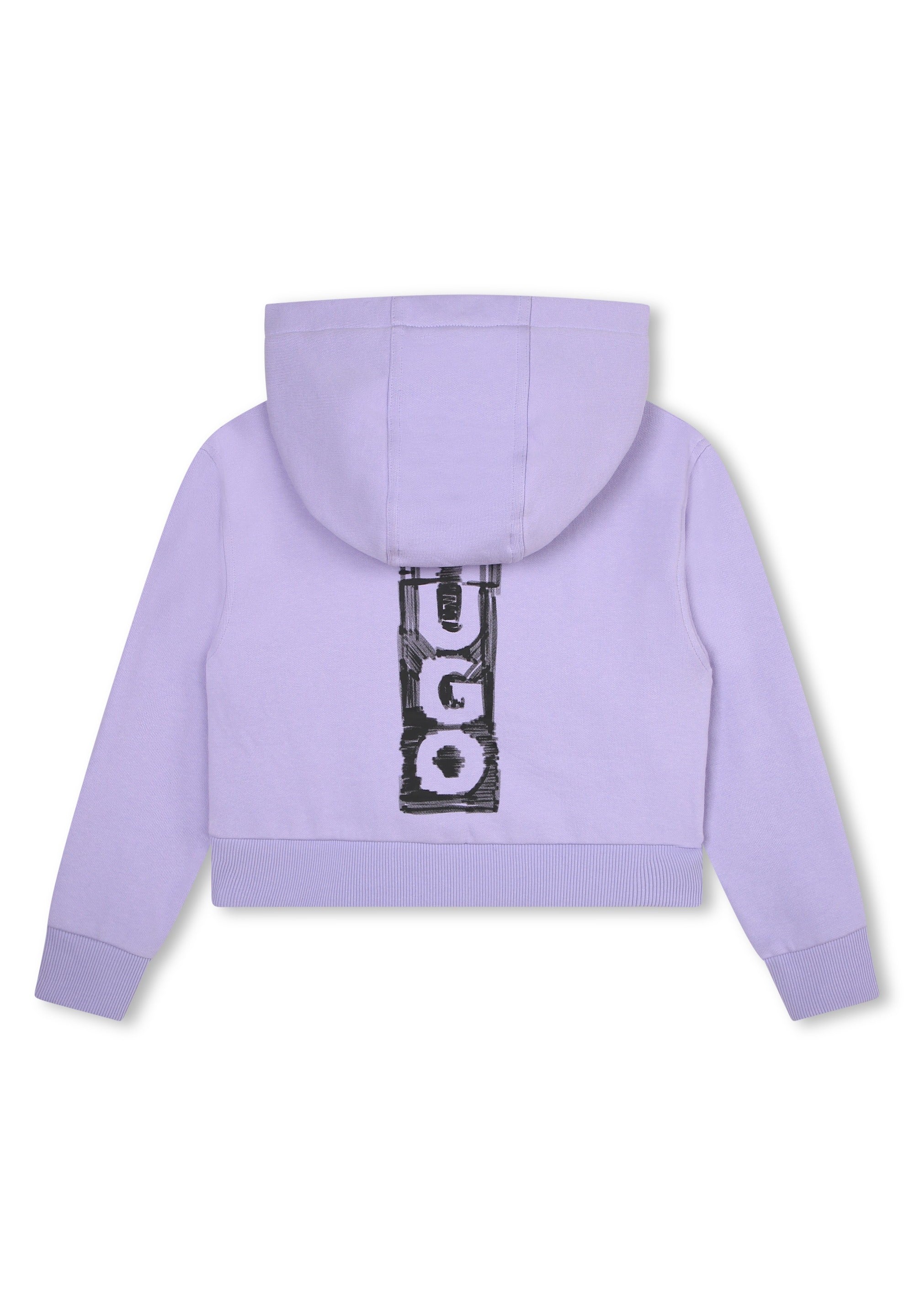 Gilet de survêtement à capuche en coton - Light Violet