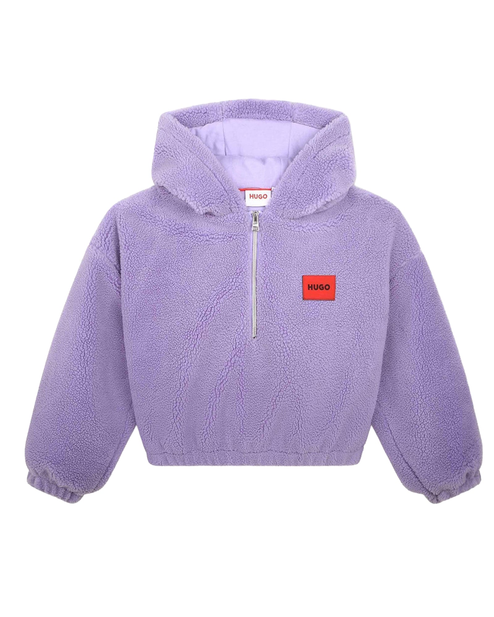 Embroidered hoodie - Light Violet