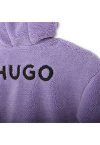 Embroidered hoodie - Light Violet