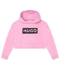 Sweat à capuche en coton - Deep Pink