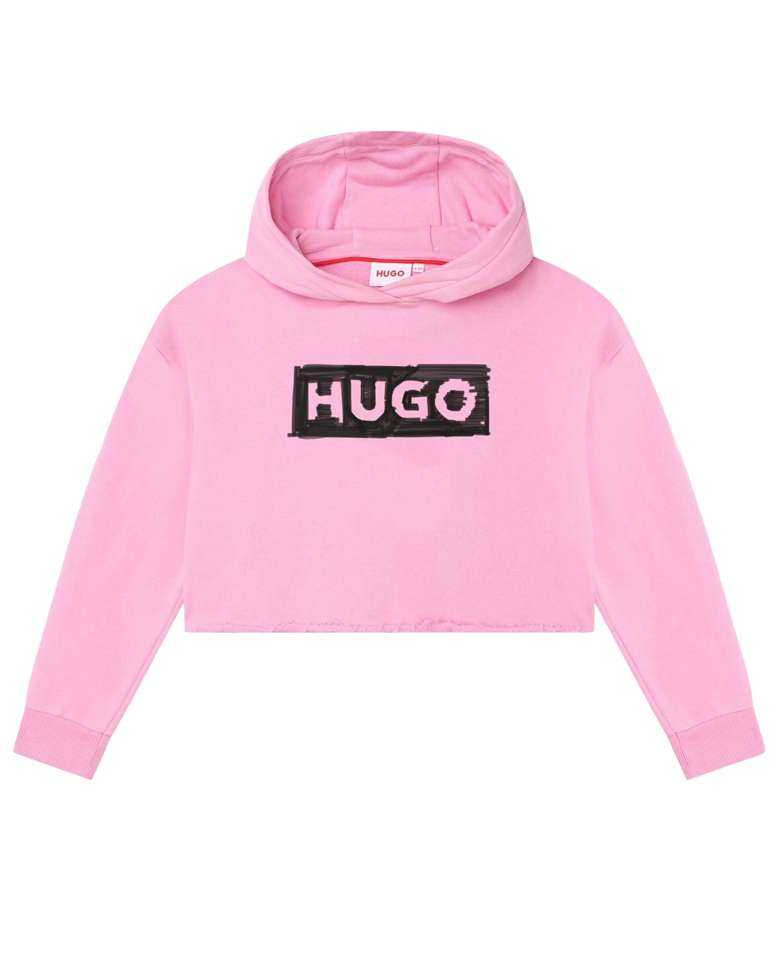 Sweat à capuche en coton - Deep Pink