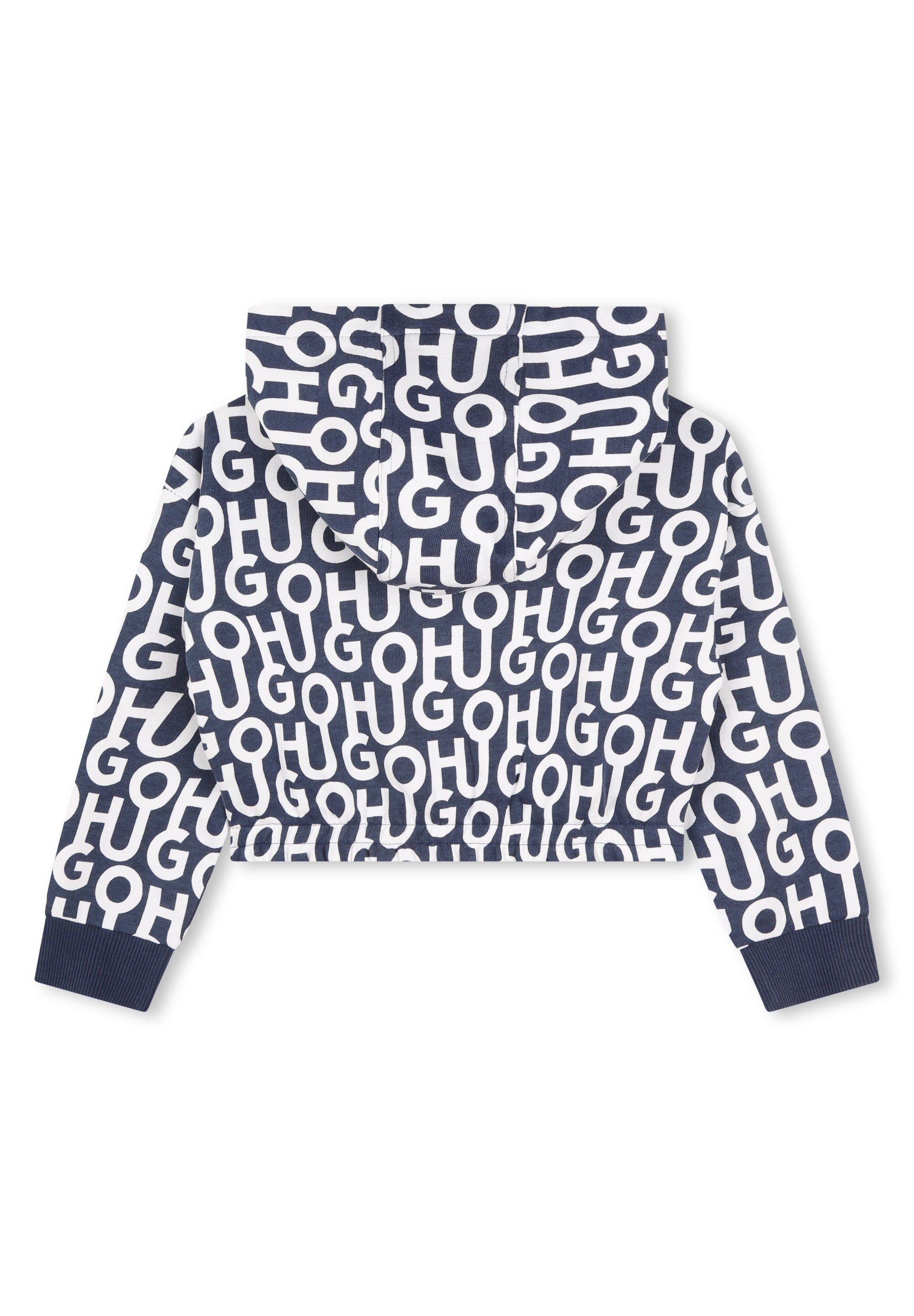 Gilet de survêtement à capuche en molleton - Médiéval Blue