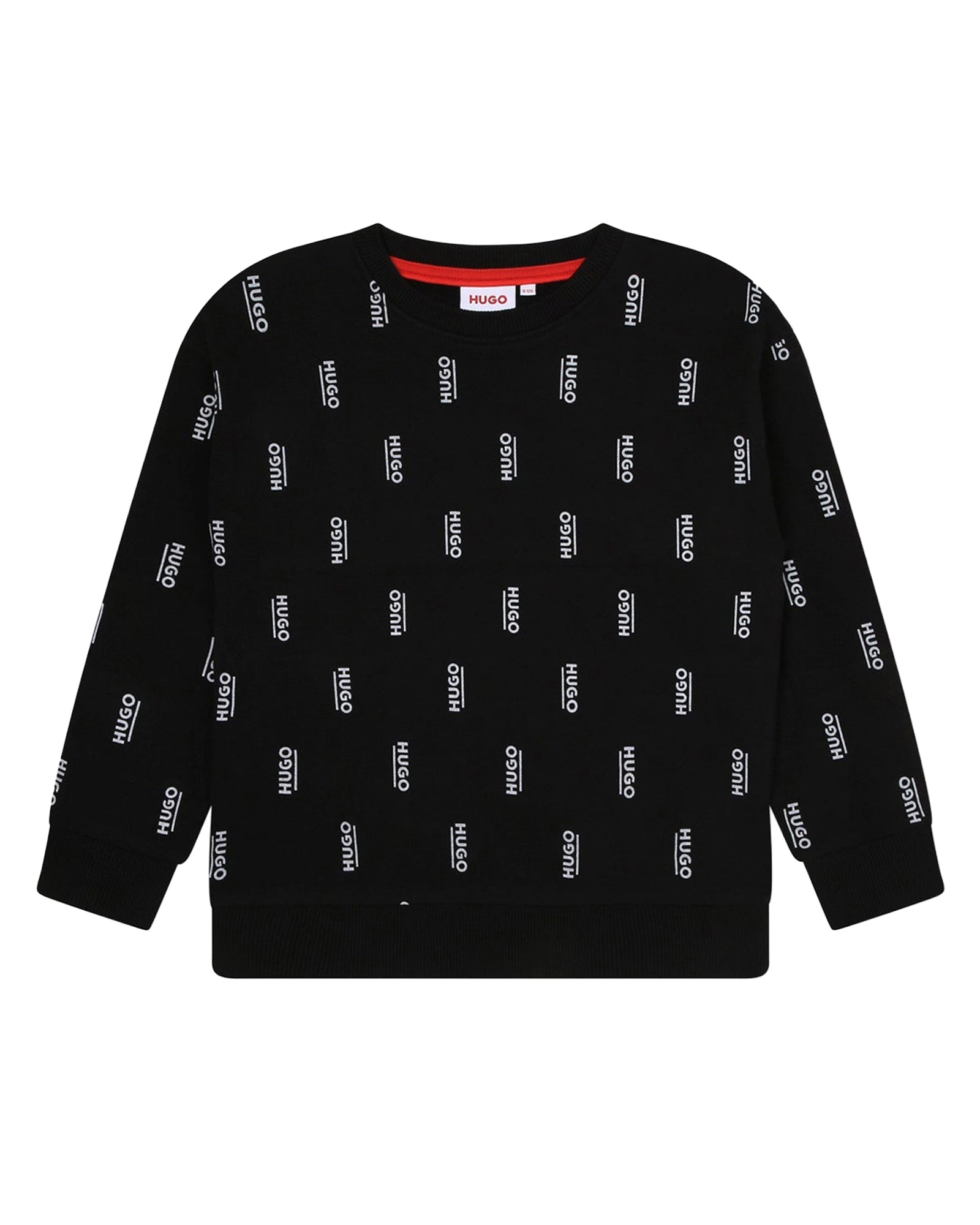 Round-neck fleece sweatshirt - Black