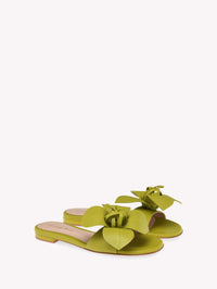 Sandales Lucilla en cuir lisse - Vert