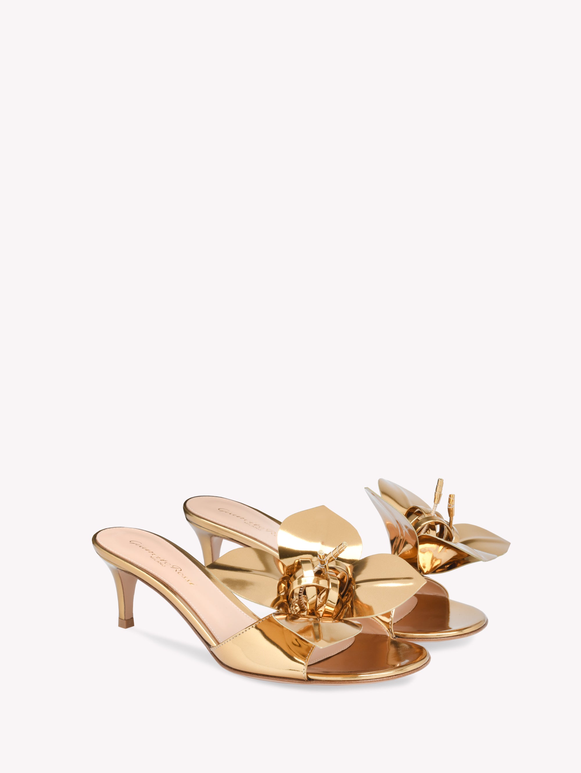 Sandales Lucilla 55 en cuir lisse - Or