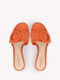 Sandales Venezia 45 en cuir lisse - Orange