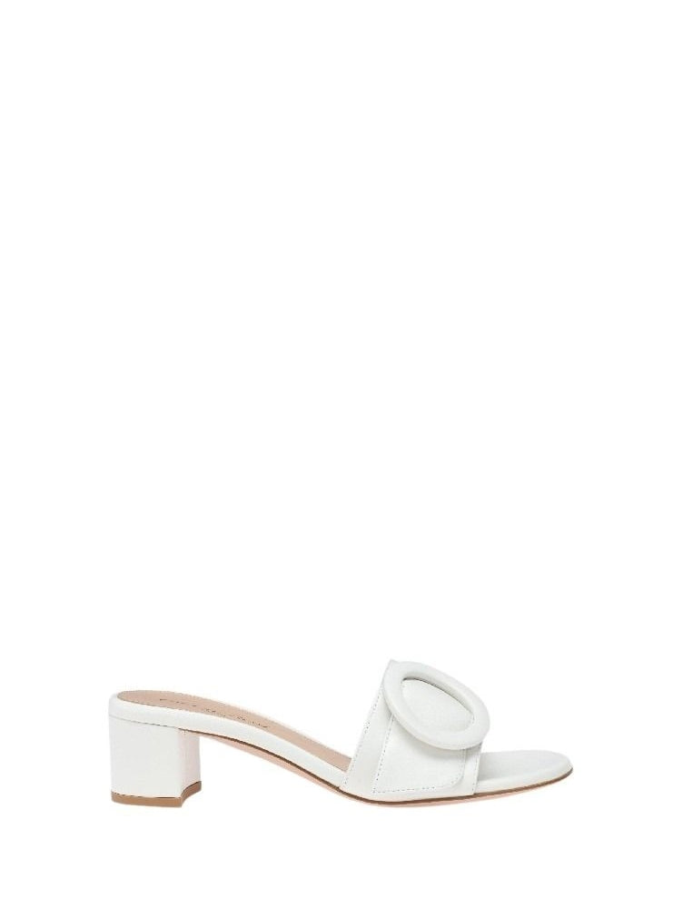 Sandales Venezia 45 en cuir lisse - Blanc
